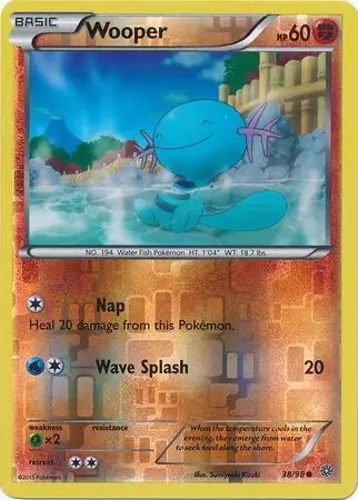 Ancient Origins Wooper #38/98 reverse holo