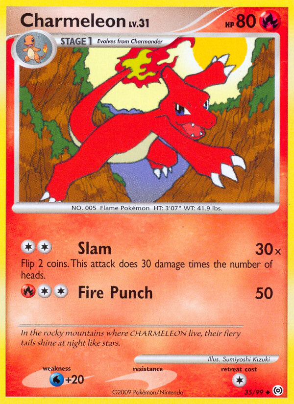 Arceus Set Charmeleon #35/99