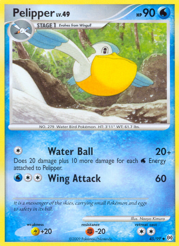 Arceus Set Pelipper #45/99
