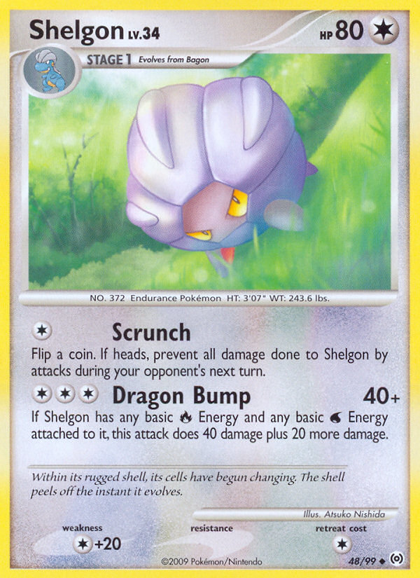 Arceus Set Shelgon #48/99