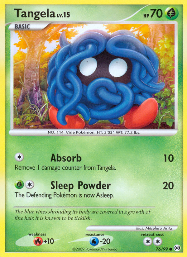 Arceus Set Tangela #76/99