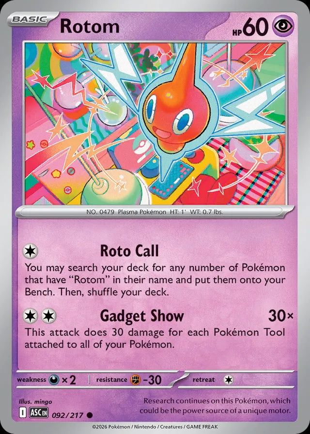Ascended Heroes Rotom #092/217