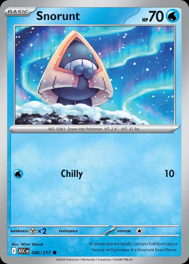 Ascended Heroes Snorunt #046/217