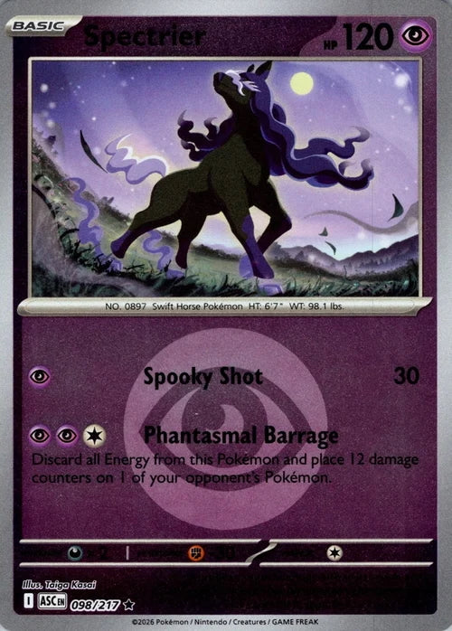 Ascended Heroes Spectrier #098/217 Reverse Holo