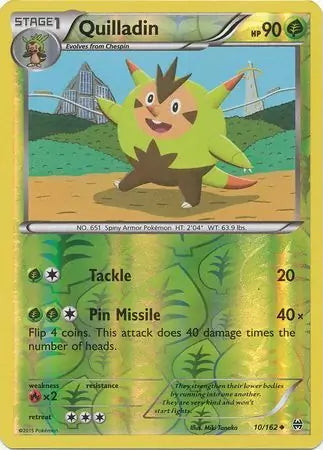 BREAKthrough Quilladin #10/162 reverse holo