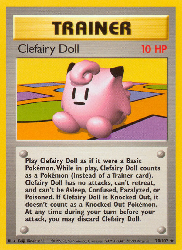 Base set Clefairy Doll #70/102 unlimited