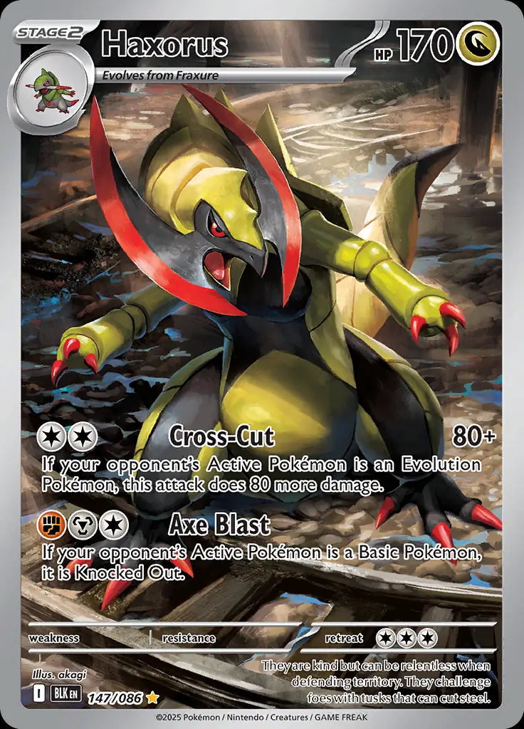 Black Bolt Haxorus #147/86