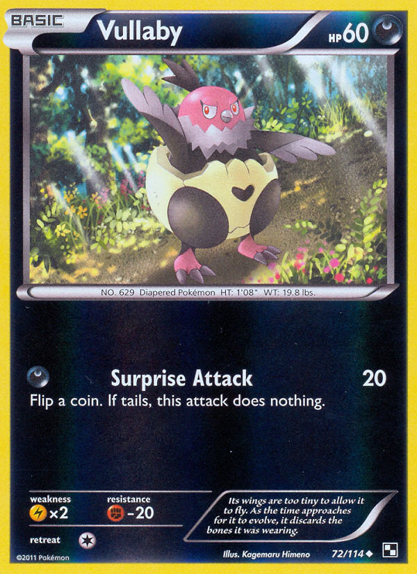 Black & White Vullaby #72/114 reverse holo
