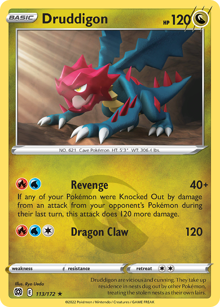Brilliant Stars Druddigon #113/172