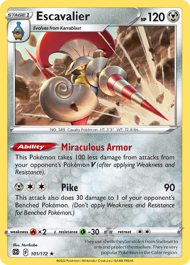 Brilliant Stars Escavalier #101/172