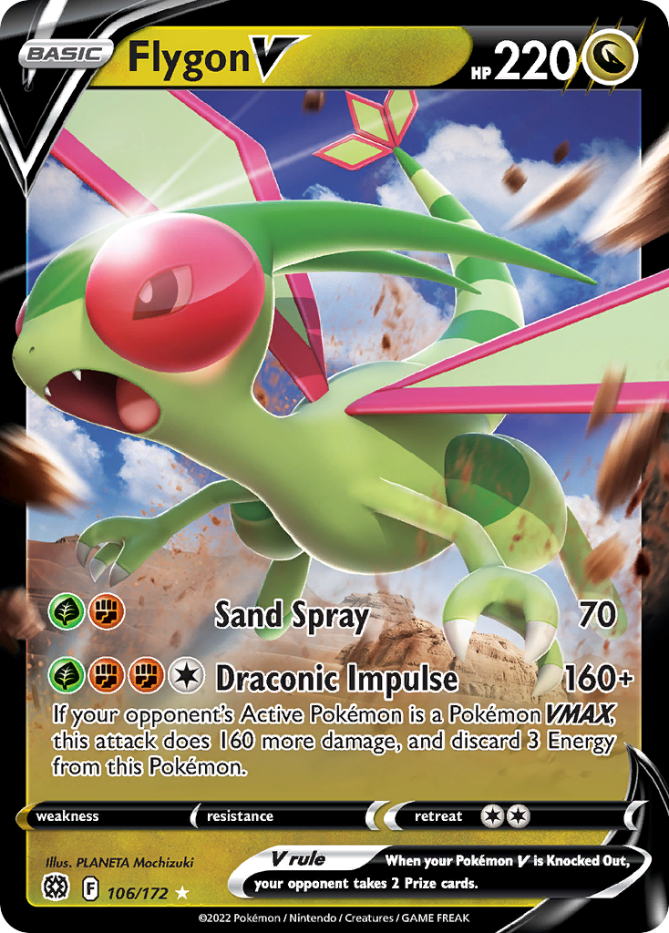 Brilliant Stars Flygon V #106/172