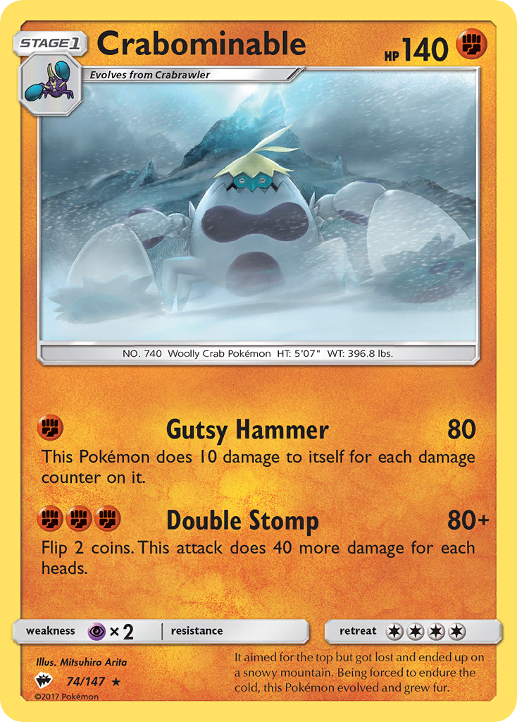 Burning Shadows Crabominable #74/147