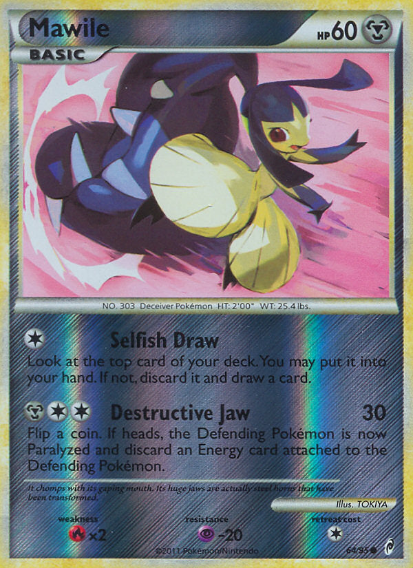 Call of Legends Mawile #64/95 reverse holo