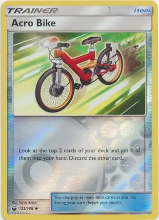 Celestial Storm Acro Bike #123/168 reverse holo