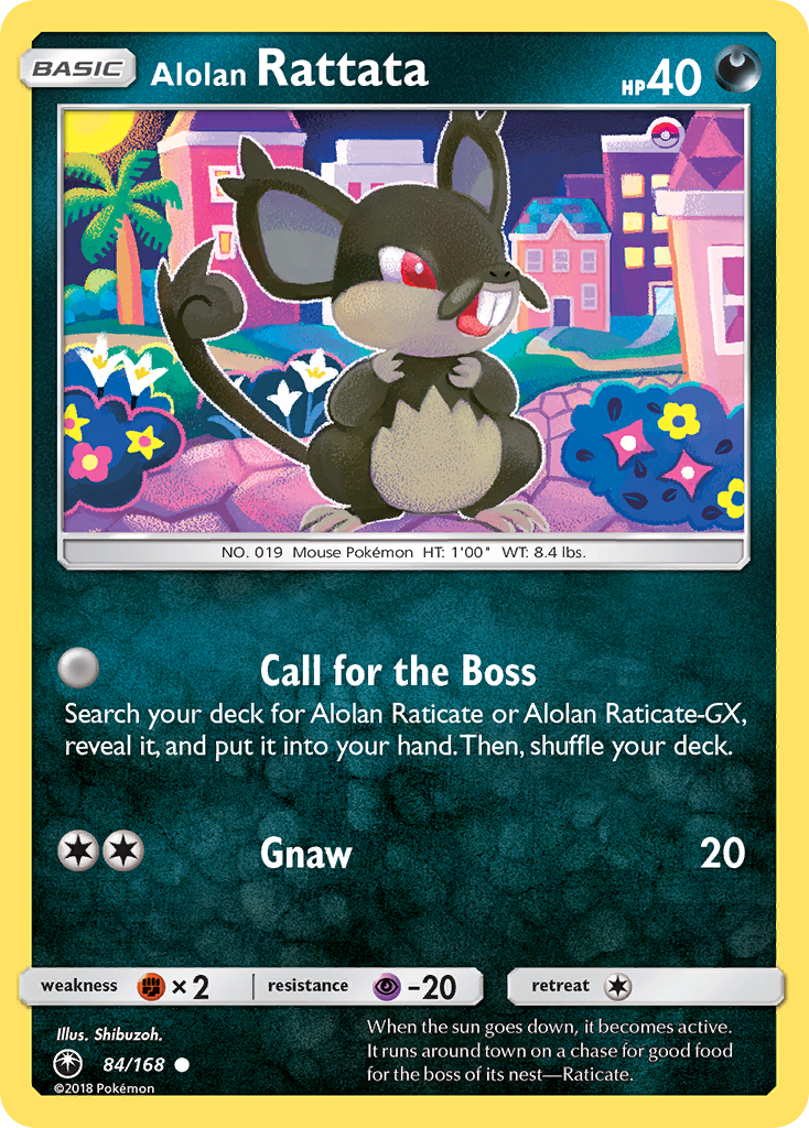 Celestial Storm Alolan Rattata #84/168