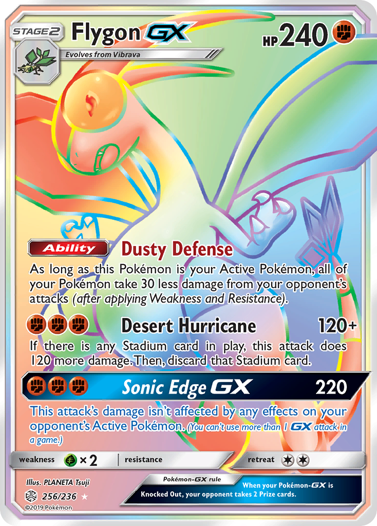 Cosmic Eclipse Flygon GX #256/236