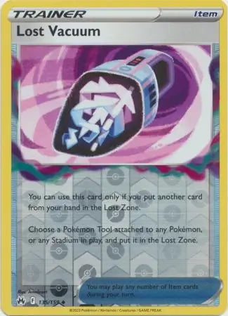 Crown Zenith Lost Vacuum #135/159 reverse holo