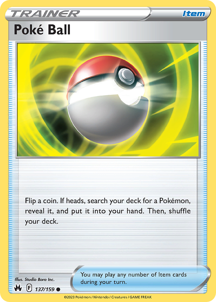 Crown Zenith Poké Ball #137/159