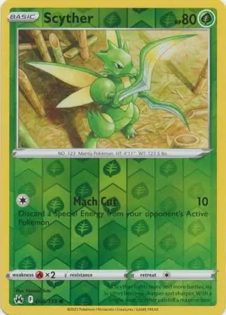 Crown Zenith Scyther #6/159 reverse holo