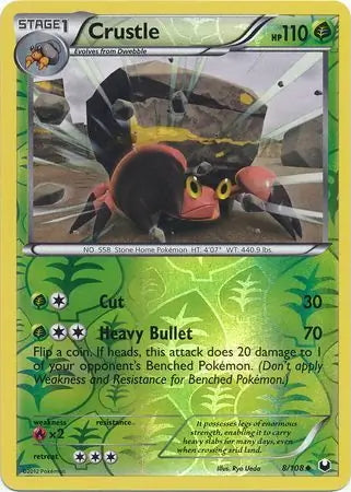 Dark Explorers Crustle #8/108 reverse holo