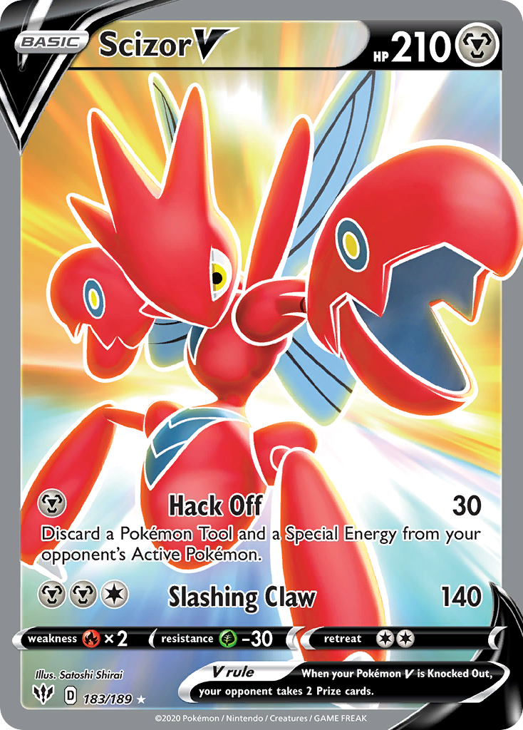 Darkness Ablaze Scizor V #183/189