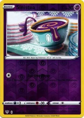 Darkness Ablaze Sinistea #82/189 reverse holo