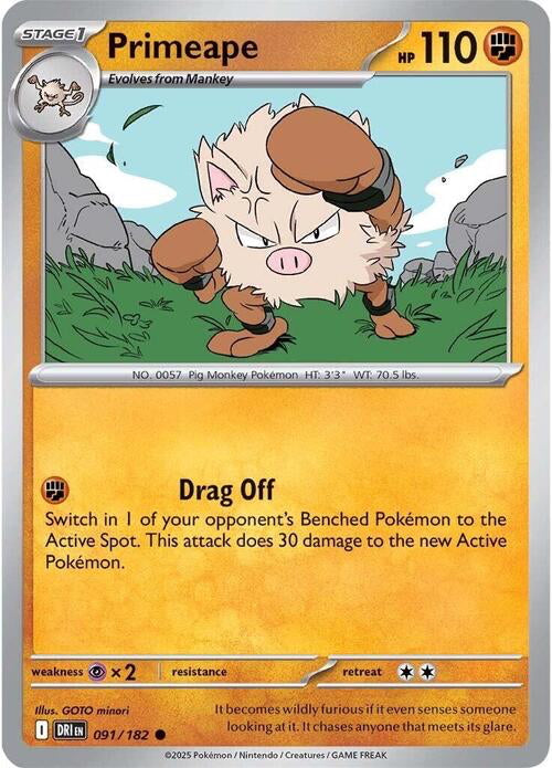 Destined Rivals Primeape #91/182