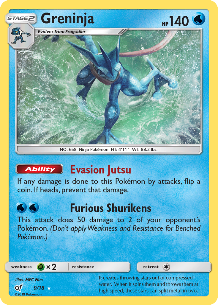Detective Pikachu Greninja #9/18