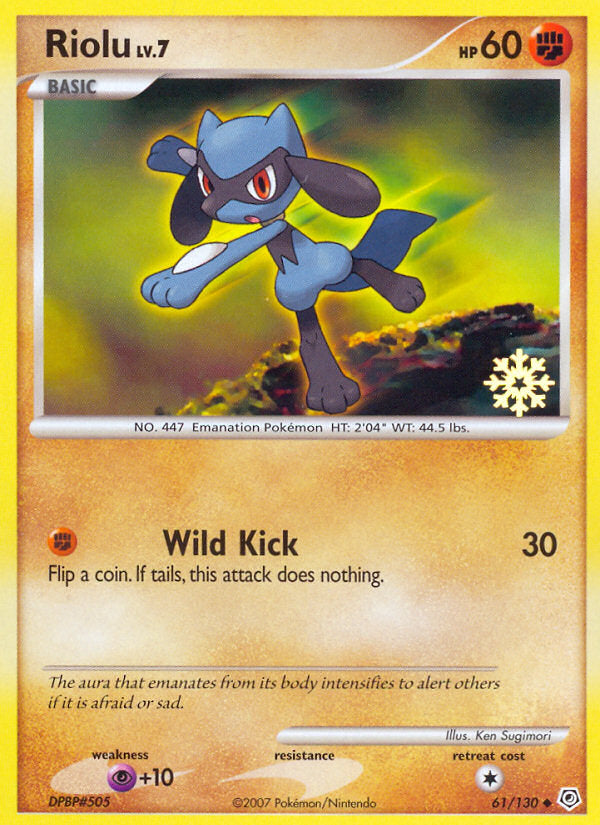 Diamond & Pearl Riolu #61 Promo