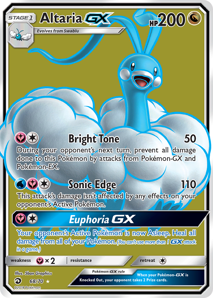 Dragon Majesty Altaria GX #68/70