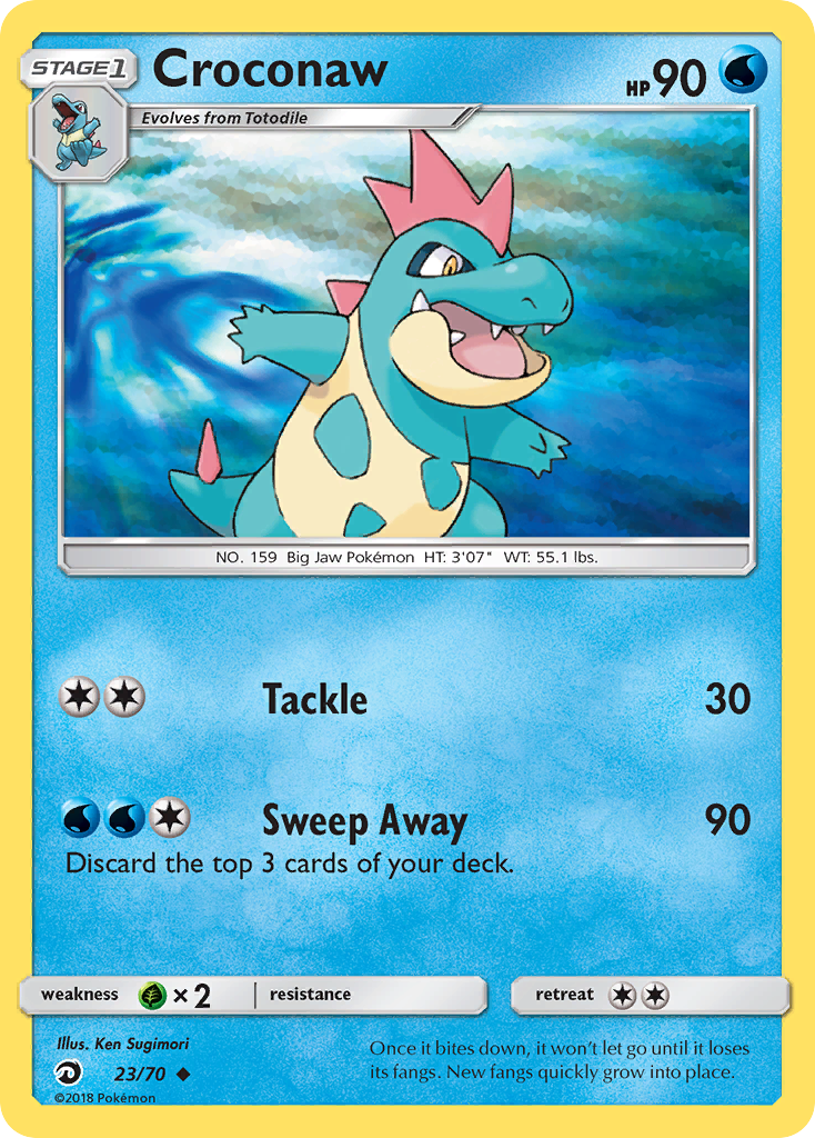 Dragon Majesty Croconaw #23/70