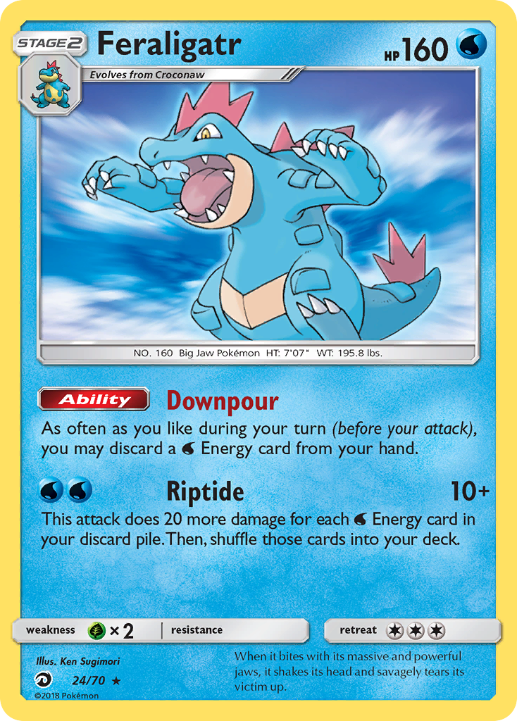 Dragon Majesty Holo Feraligatr #24/70