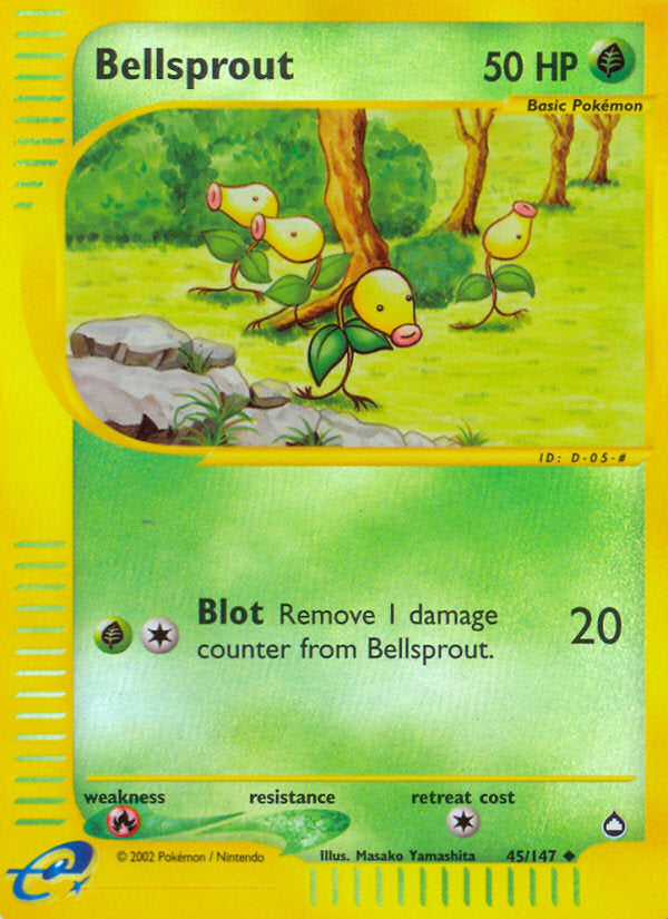 E-Series Aquapolis Bellsprout #45/147 reverse holo