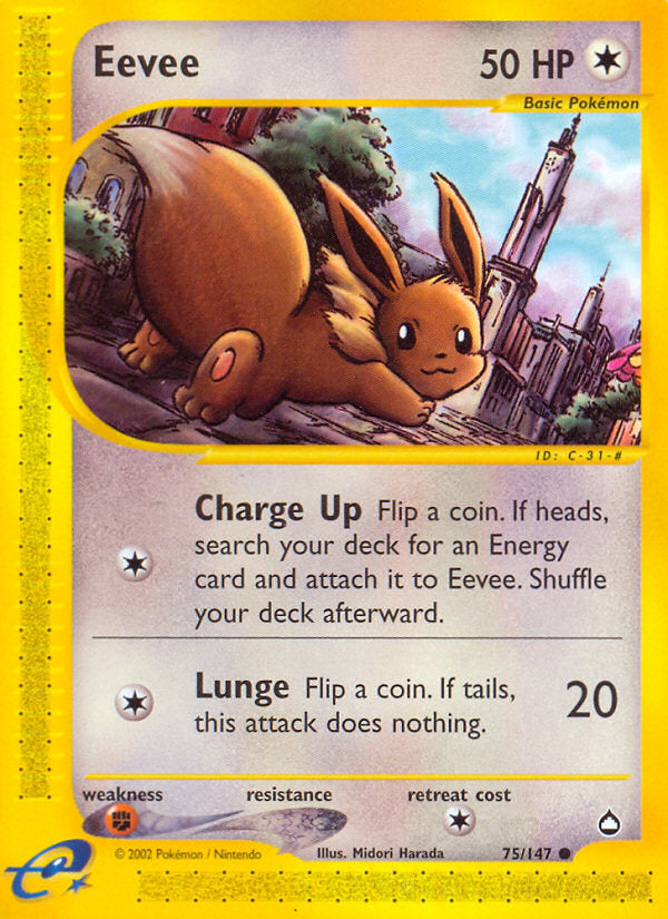 E-Series Aquapolis Eevee #75/147