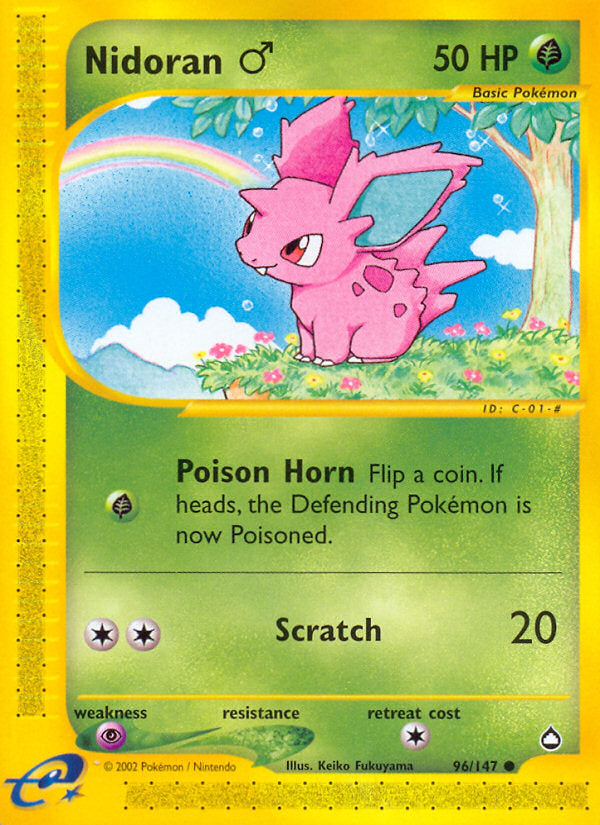E-Series Aquapolis Nidoran ♂ #96/147