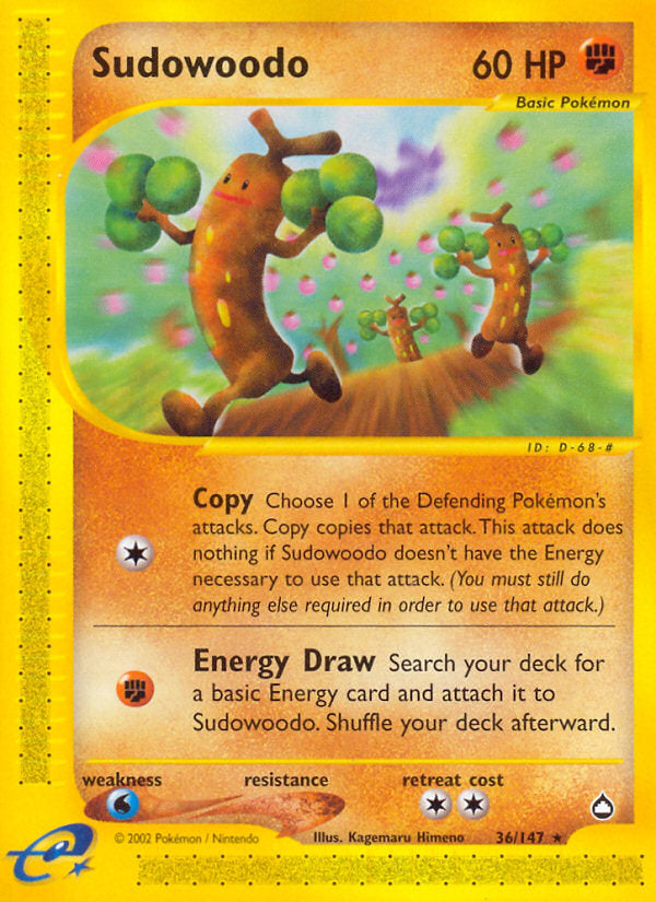 E-Series Aquapolis Sudowoodo #36/147