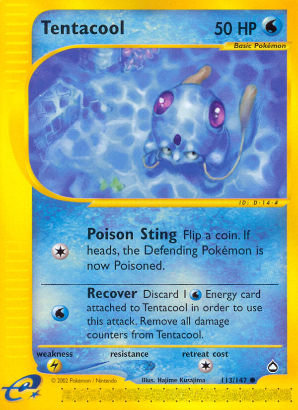 E-Series Aquapolis Tentacool #113/147