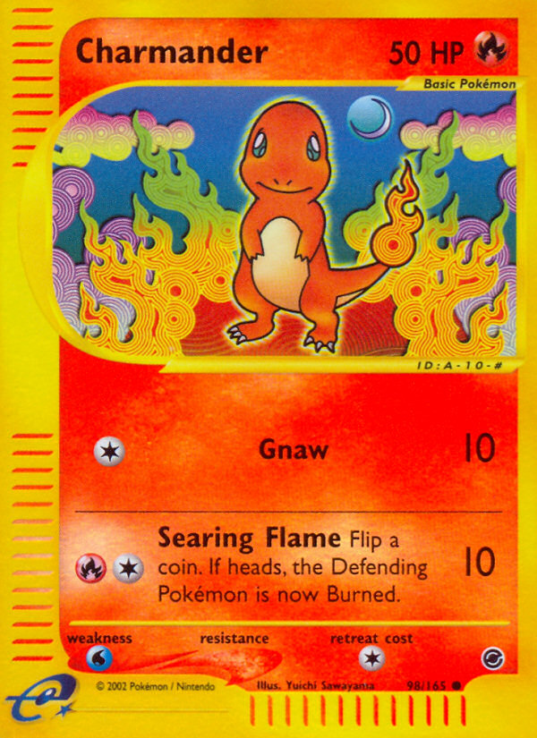 E-Series Expedition Charmander #98/165 reverse holo