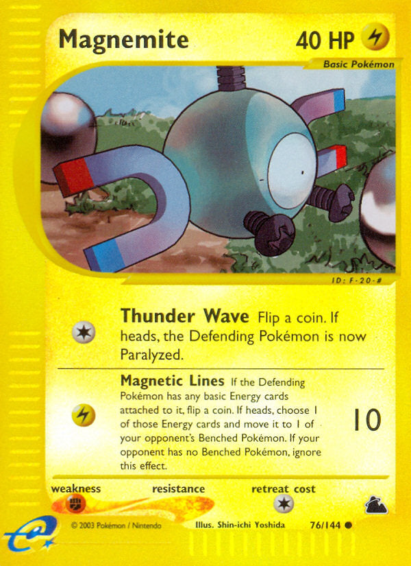 E-Series Skyridge Magnemite #76/144 reverse holo