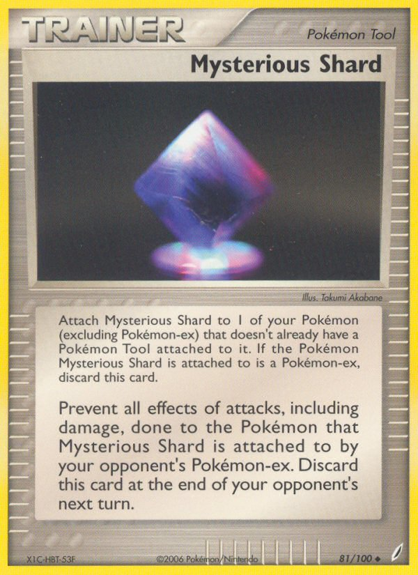 EX Crystal Guardians Mysterious Shard #81/100
