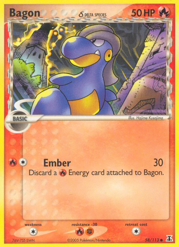 EX Delta Species Bagon #58/113