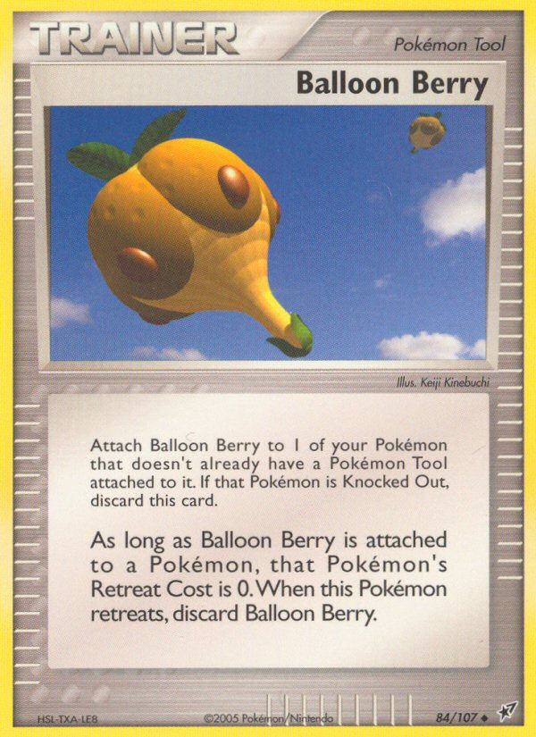 EX Deoxys Balloon Berry #84/107