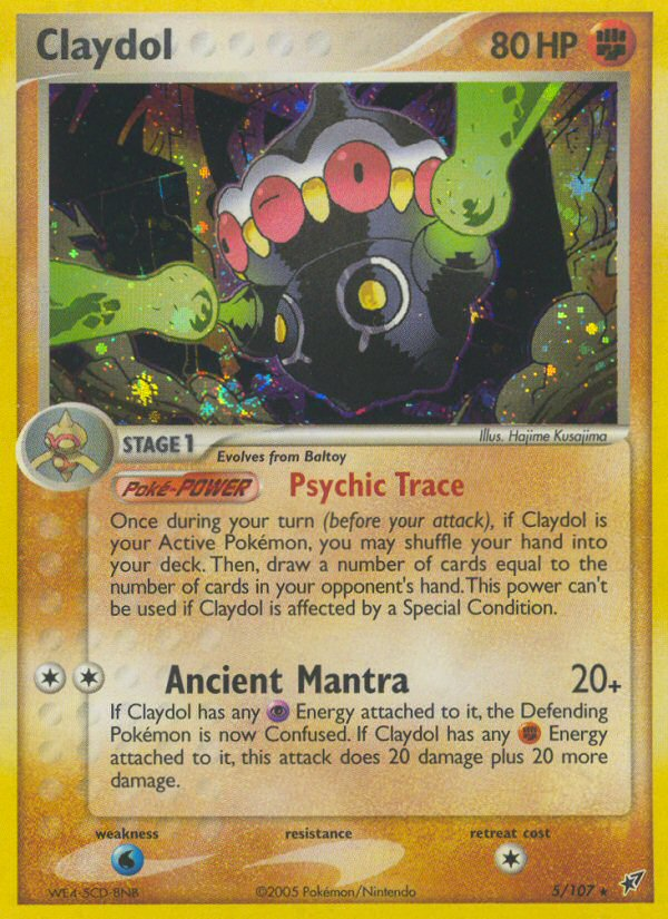 EX Deoxys Holo Claydol #5/107