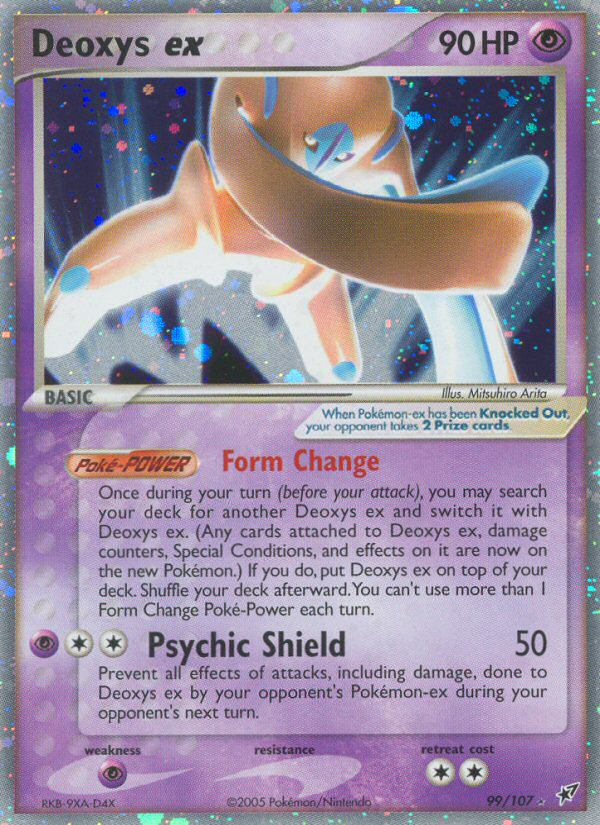 EX Deoxys Holo Deoxys ex #99/107