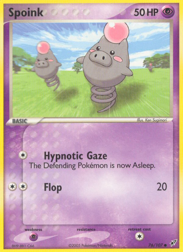 EX Deoxys Spoink #76/107