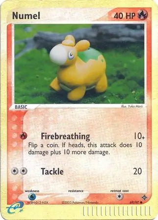 EX Dragon Numel #69/97 reverse holo