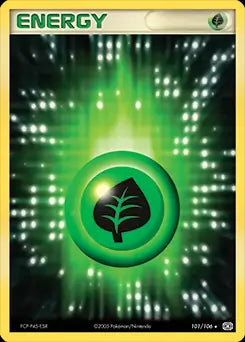 EX Emerald Grass Energy #101/106 reverse holo