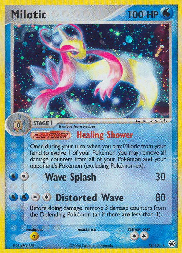EX Hidden Legends Holo Milotic #12/101