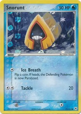 EX Hidden Legends Snorunt #73/101 reverse holo