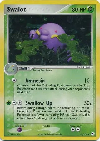 EX Hidden Legends Swalot #50/101 reverse holo